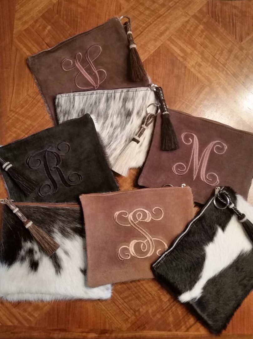 cowhide-clutches